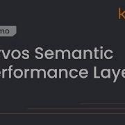 Kyvos Semantic Layer Demo
