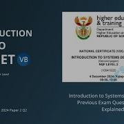 Solve ISD NCV Level 2 Question Paper VB NET Airline System Tutorial