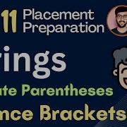 Strings Validate Parentheses In Telugu Balance Brackets DSA In Telugu Vamsi Bhavani