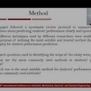 EE30 Using Data Mining Techniques To Predict Students Performance A Review