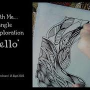 DrawWithMe Изучение узора в технике дзентангл Narfello