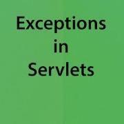 V15 Exceptions In Servlets