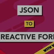 Create A Dynamic Reactive Angular Form With JSON