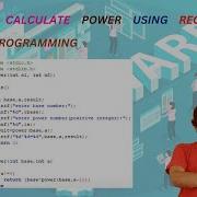 How To Calculate Power Using Recursion In C Programming
