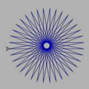 How To Make A Blue Star Design Using Python TurtleGui Shorts Youtubeshorts Youtubeshort Coding