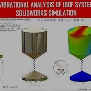 Vibration Analysis Solidworks 1 DOF System Part 1