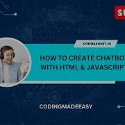 Chatbot With HTML CSS JavaScript How To Create Chatbot Javascript Tutorial Coding Javascript