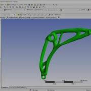 Оптимизация топологии коленчатого рычага с использованием ANSYS Mechanical Часть II