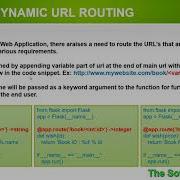 05 Flask Dynamic URL Routing Please Use Earphones