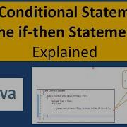 Java Conditional Statements The If Then Statement Explained Java Tutorial