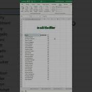 Совет Excel сортируйте имена по алфавиту