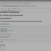 GRIP Task 1 Prediction Using Supervised ML