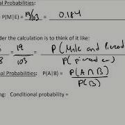 Probability And Statistics Lesson 4 4 Conditional Probability And Independence