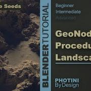 Geometry Node Terrain Generator Blender Tutorial
