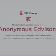 Webinar Preview Introducing Anonymous Edvisors For The Education Market