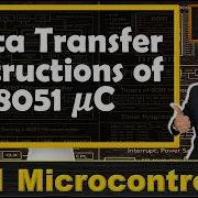 Data Transfer Instructions Of 8051 Microcontroller MOV PUSH POP XCHD Instructions Of 8051