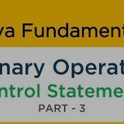 Java Ternary Operator Example Java Fundamentals And Basics 4 3