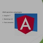 Angular 7 CRUD Operation