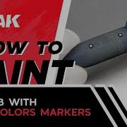 HOW TO PAINT A BOMB AIRCRAFT REAL COLORS MARKERS BY DANIEL ZAMARBIDE