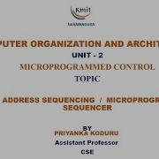 ADDRESS SEQUENCING MICROPROGRAM SEQUENCER