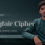 Playfair Cipher Decryption Past Paper Spring 2025