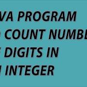 Java Program To Count Number Of Digits In A Number Java Programs For Beginners