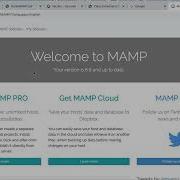 Using PhpMyAdmin In MAMP