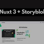 Build A BLOG With Nuxt 3 Storyblok