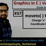37 Graphics In C How To Change X And Y Coordinate Positions Using Moveto Function In Turbo C