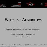 Solving Data Flow Analyses Part 1