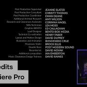 How To Create Rolling Credits In Premiere Pro