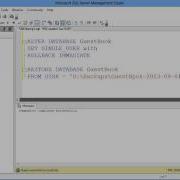 How To Restore SQL Server Database Using SQL Script