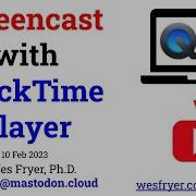 Screencast With QuickTime Player