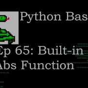 Python Basics Absolute Value