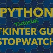 Python Tkinter GUI Stopwatch