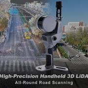 SLAM200 Handheld LiDAR Real Time High Precision Road Point Cloud Scanning Post Processing