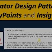 Iterator Design Pattern KeyPoints And Insights