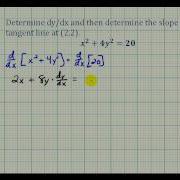 Ex 1 Implicit Differentiation