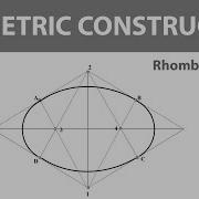 How To Draw An Ellipse By The Rhombus Method Technical Drawing