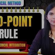 Midpoint Integration Numerical Integration Midpoint Method
