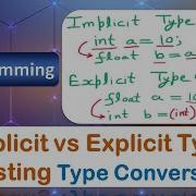 Implicit Vs Explicit Type Casting Difference Between Implicit And Explicit Type Conversion In C