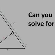 Height Altitude To The Hypotenuse Formula Proof Right Tringles