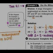 5 1 Midsegment Theorem And Coordinate Proof