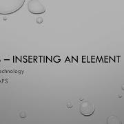 Arrays Inserting Elements