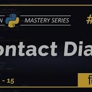 Contact Diary In Python Hindi Python Project 15 Contact Book Source Code