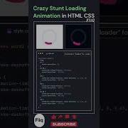 HTML CSS Loader Animation Simple CSS Tutorial FQ
