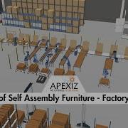 Packaging Of Self Assembly Furniture Simulation APEXIZ