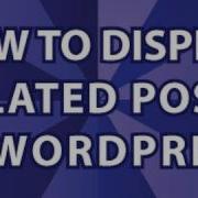 Wordpress Related Posts