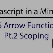 Javascript In A Minute ES6 Arrow Functions And Scope