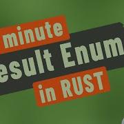Recovering From Errors Using The Rust Result Enum